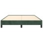 vidaXL Giroletto Verde Scuro 140x200 cm in Velluto vidaXL Giroletto Verde Scuro 140x200 cm in Velluto