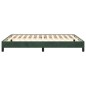 vidaXL Giroletto Verde Scuro 140x200 cm in Velluto vidaXL Giroletto Verde Scuro 140x200 cm in Velluto