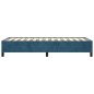 vidaXL Giroletto Blu Scuro 90x190 cm in Velluto
