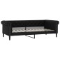 vidaXL Letto da Giorno Nero 100x200 cm in Similpelle vidaXL Letto da Giorno Nero 100x200 cm in Similpelle