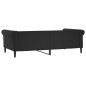 vidaXL Letto da Giorno Nero 100x200 cm in Similpelle vidaXL Letto da Giorno Nero 100x200 cm in Similpelle