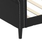 vidaXL Letto da Giorno Nero 100x200 cm in Similpelle vidaXL Letto da Giorno Nero 100x200 cm in Similpelle