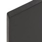 vidaXL Piano Tavolo Grigio Scuro 60x40x2 cm in Rovere Non Trattato