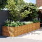 vidaXL Fioriera Rialzata da Giardino 479x100x69 cm in Acciaio Corten vidaXL Fioriera Rialzata da Giardino 479x100x69 cm in Acciaio Corten
