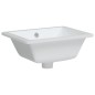 vidaXL Lavandino da Bagno Bianco 39x30x18,5 cm Rettangolare Ceramica vidaXL Lavandino da Bagno Bianco 39x30x18,5 cm Rettangolare Ceramica