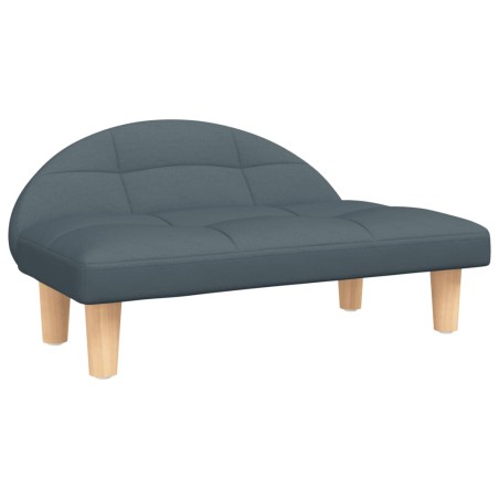 vidaXL Lettino per Cani Grigio Scuro 70x52x30 cm in Tessuto