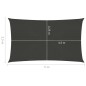 Vela Parasole 160 g/m² Antracite 2,5x5 m in HDPE Vela Parasole 160 g/m² Antracite 2,5x5 m in HDPE