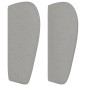 vidaXL Testiera ad Orecchio Grigio Chiaro 163x23x78/88 cm in Tessuto vidaXL Testiera ad Orecchio Grigio Chiaro 163x23x78/88 cm in Tessuto