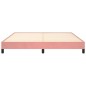 vidaXL Giroletto Rosa 160x200 cm in Velluto vidaXL Giroletto Rosa 160x200 cm in Velluto