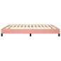 vidaXL Giroletto Rosa 160x200 cm in Velluto vidaXL Giroletto Rosa 160x200 cm in Velluto