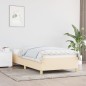 vidaXL Giroletto senza Materasso Crema 100x200 cm in Tessuto vidaXL Giroletto senza Materasso Crema 100x200 cm in Tessuto