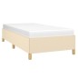 vidaXL Giroletto senza Materasso Crema 100x200 cm in Tessuto vidaXL Giroletto senza Materasso Crema 100x200 cm in Tessuto