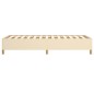 vidaXL Giroletto senza Materasso Crema 100x200 cm in Tessuto vidaXL Giroletto senza Materasso Crema 100x200 cm in Tessuto
