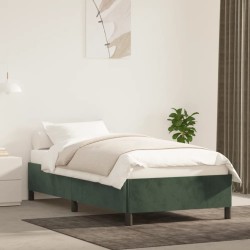 vidaXL Giroletto Verde Scuro 100x200 cm in Velluto