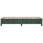 vidaXL Giroletto Verde Scuro 100x200 cm in Velluto vidaXL Giroletto Verde Scuro 100x200 cm in Velluto