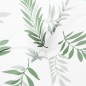 vidaXL Cuscini per Sedie 6 pz Motivo a Foglie 120x50x7 cm in Tessuto