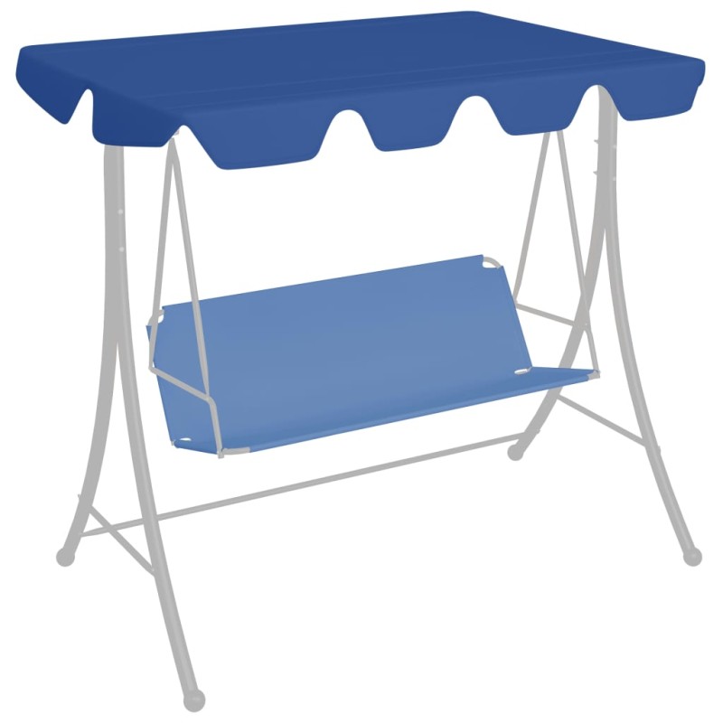 Baldacchino per Dondolo Giardino Blu 188/168x110/145 cm Baldacchino per Dondolo Giardino Blu 188/168x110/145 cm