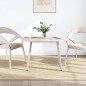 vidaXL Piano Tavolo Bianco 100x50x2,5 cm Legno Massello di Pino Ovale vidaXL Piano Tavolo Bianco 100x50x2,5 cm Legno Massello di Pino Ovale