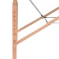 vidaXL Lettino da Massaggio 2 Zone Pieghevole Spessore 10 cm Nero vidaXL Lettino da Massaggio 2 Zone Pieghevole Spessore 10 cm Nero