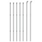 vidaXL Recinzione a Rete Argento 1,1x10 m vidaXL Recinzione a Rete Argento 1,1x10 m