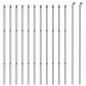 vidaXL Recinzione a Rete Argento 1,1x25 m vidaXL Recinzione a Rete Argento 1,1x25 m