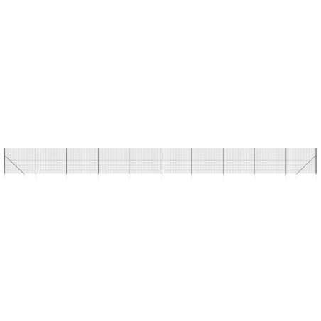 vidaXL Recinzione Metallica con Picchetti Ancoraggio Antracite 1,8x25m