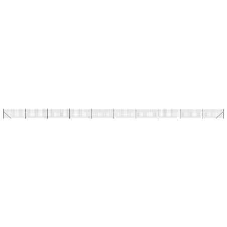 vidaXL Recinzione Metallica con Flangia Antracite 0,8x25 m