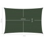 Vela Parasole 160 g/m² Verde Scuro 2,5x4 m in HDPE Vela Parasole 160 g/m² Verde Scuro 2,5x4 m in HDPE