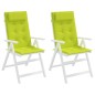 vidaXL Cuscini Sedia Schienale Alto 2 pz Verde Chiaro Tessuto Oxford vidaXL Cuscini Sedia Schienale Alto 2 pz Verde Chiaro Tessuto Oxford