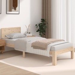 vidaXL Giroletto 75x190 cm 2FT6 Small Single in Legno Massello di Pino