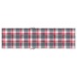 vidaXL Cuscino per Sdraio Rosso a Quadri (75+105)x50x3 cm vidaXL Cuscino per Sdraio Rosso a Quadri (75+105)x50x3 cm