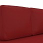 vidaXL Sdraio con Cuscini e Capezzale Rosso Vino in Similpelle vidaXL Sdraio con Cuscini e Capezzale Rosso Vino in Similpelle