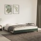 vidaXL Giroletto Verde Scuro 180x200 cm in Velluto vidaXL Giroletto Verde Scuro 180x200 cm in Velluto
