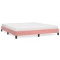 vidaXL Giroletto Rosa 180x200 cm in Velluto