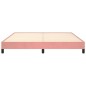 vidaXL Giroletto Rosa 180x200 cm in Velluto