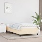 vidaXL Giroletto senza Materasso Crema 80x200 cm in Tessuto vidaXL Giroletto senza Materasso Crema 80x200 cm in Tessuto