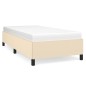 vidaXL Giroletto senza Materasso Crema 80x200 cm in Tessuto vidaXL Giroletto senza Materasso Crema 80x200 cm in Tessuto