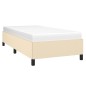 vidaXL Giroletto senza Materasso Crema 80x200 cm in Tessuto vidaXL Giroletto senza Materasso Crema 80x200 cm in Tessuto