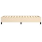 vidaXL Giroletto senza Materasso Crema 80x200 cm in Tessuto vidaXL Giroletto senza Materasso Crema 80x200 cm in Tessuto