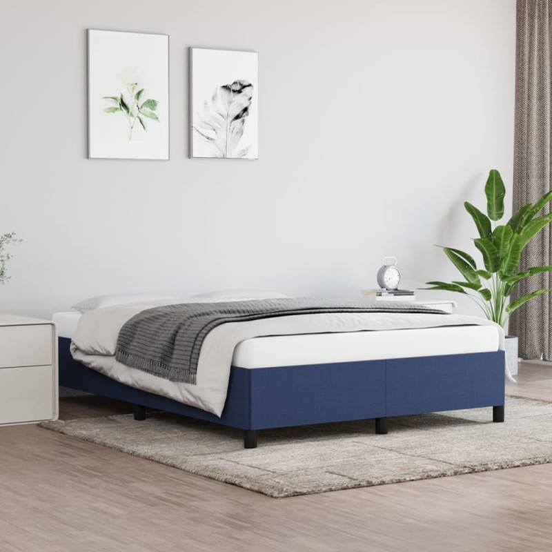 vidaXL Giroletto Grigio Blu 140x200 cm in Tessuto vidaXL Giroletto Grigio Blu 140x200 cm in Tessuto