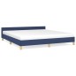 vidaXL Giroletto con Testiera Blu 180x200 cm in Tessuto vidaXL Giroletto con Testiera Blu 180x200 cm in Tessuto