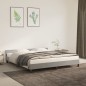 vidaXL Giroletto con Testiera Grigio Chiaro 180x200 cm in Velluto vidaXL Giroletto con Testiera Grigio Chiaro 180x200 cm in Velluto