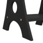 vidaXL Armadietto Portagioie a Specchio con Luci LED Autoportante Nero