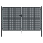 vidaXL Cancello Giardino Antracite 300x175 cm in Acciaio vidaXL Cancello Giardino Antracite 300x175 cm in Acciaio
