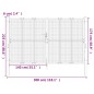 vidaXL Cancello Giardino Antracite 300x175 cm in Acciaio vidaXL Cancello Giardino Antracite 300x175 cm in Acciaio