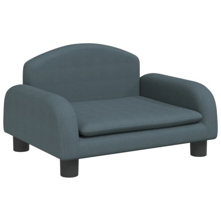 vidaXL Lettino per Cani Grigio Scuro 50x40x30 cm in Tessuto