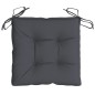 vidaXL Cuscini per Sedia 6 pz Antracite 50x50x7 cm Tessuto Oxford