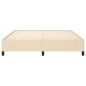 vidaXL Giroletto senza Materasso Crema 180x200 cm in Tessuto