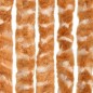 vidaXL Zanzariera Ocra e Bianco 100x220 cm Ciniglia vidaXL Zanzariera Ocra e Bianco 100x220 cm Ciniglia