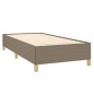 vidaXL Giroletto senza Materasso Tortora 80x200 cm Tessuto vidaXL Giroletto senza Materasso Tortora 80x200 cm Tessuto